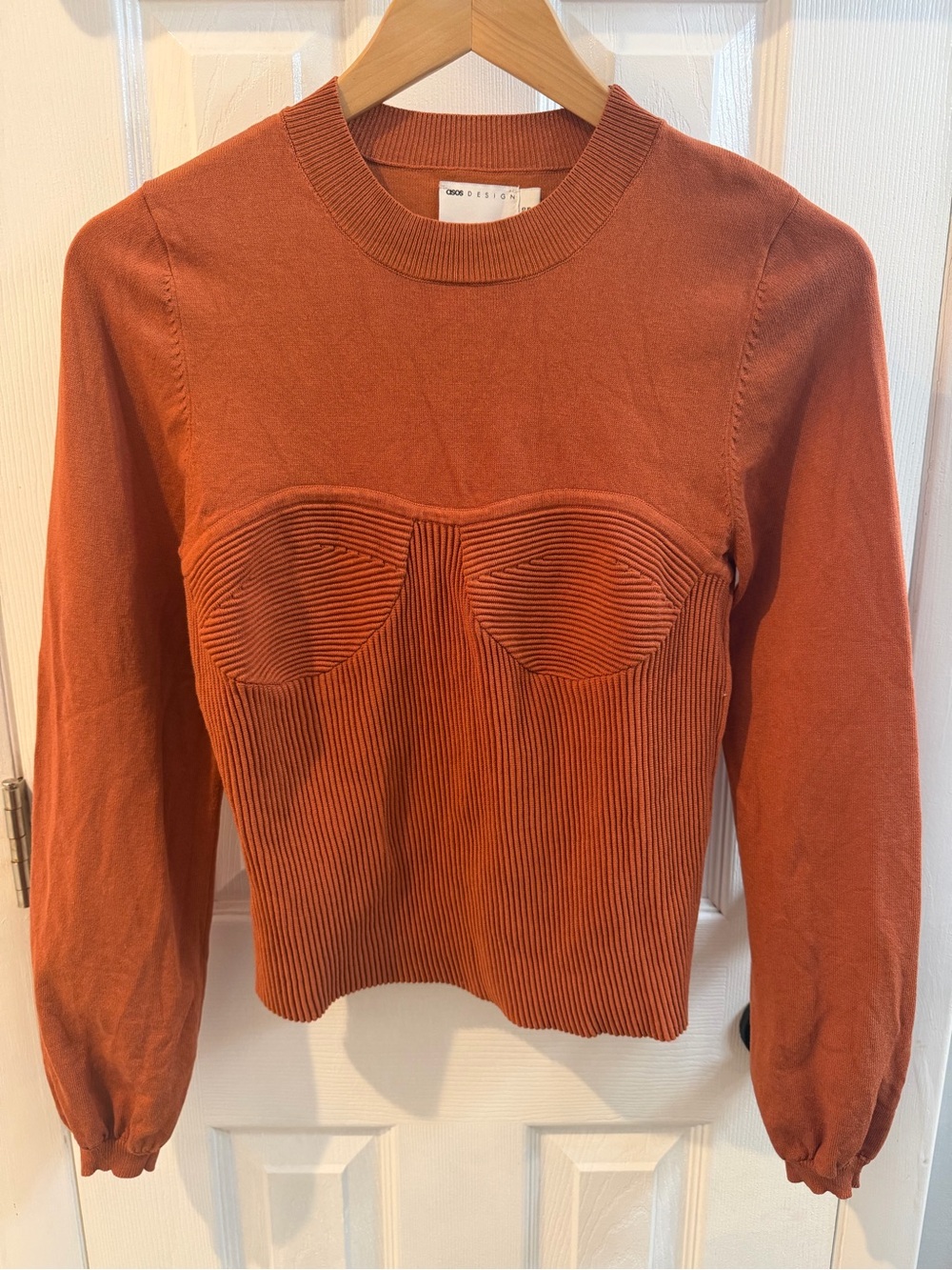 ASOS Design Rust Colored Top, Size 6 Women’s, FALL